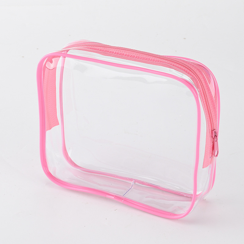 Transparent Cosmetic Bag, Multi-Color Bottle Organizer, Portable Travel Toiletry Bag, Pvc Large-Capacity Storage Bag, Manufacturer Wholesale