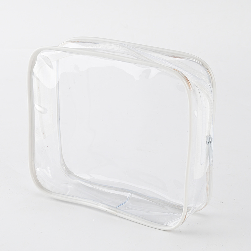 Transparent Cosmetic Bag, Multi-Color Bottle Organizer, Portable Travel Toiletry Bag, Pvc Large-Capacity Storage Bag, Manufacturer Wholesale