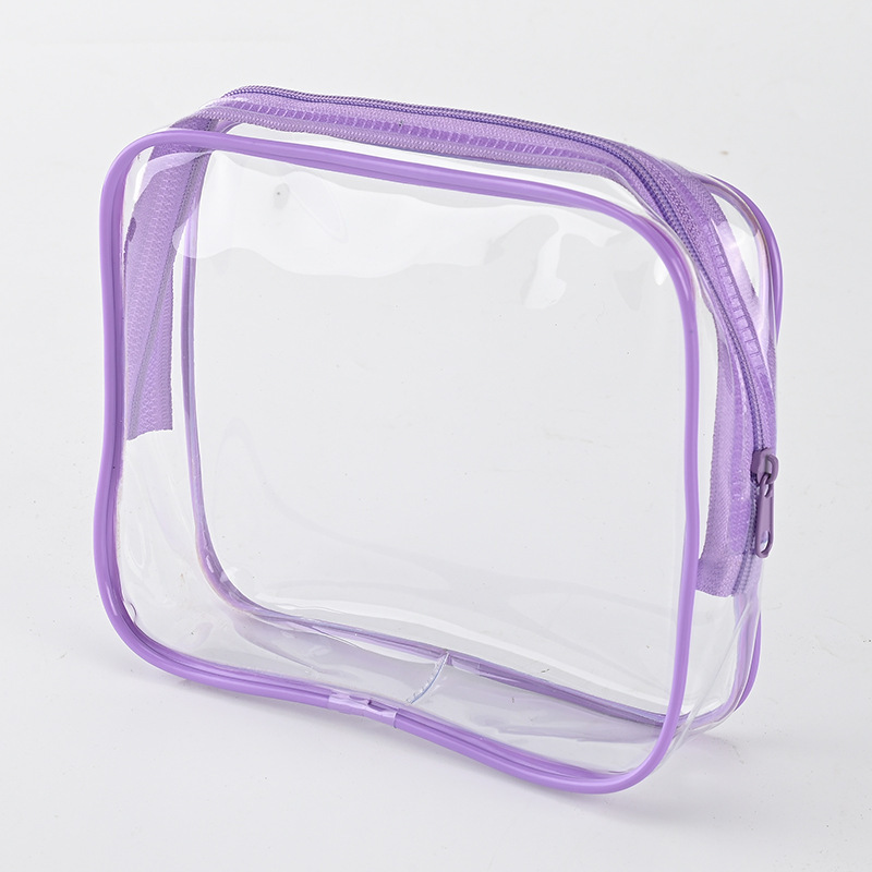 Transparent Cosmetic Bag, Multi-Color Bottle Organizer, Portable Travel Toiletry Bag, Pvc Large-Capacity Storage Bag, Manufacturer Wholesale