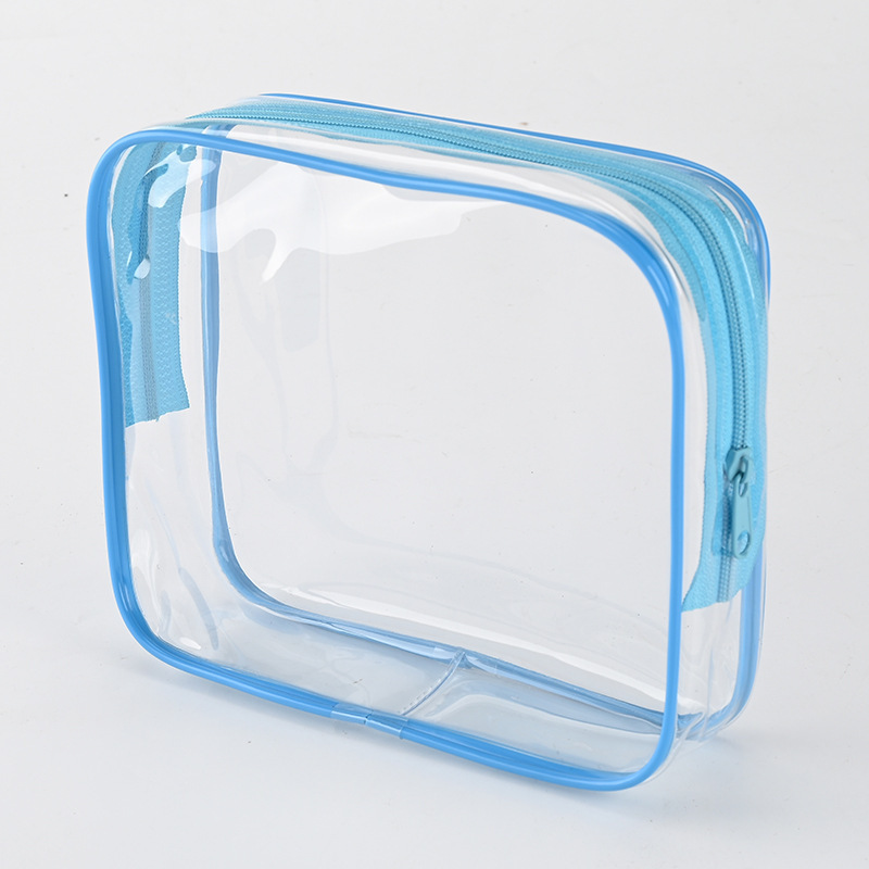Transparent Cosmetic Bag, Multi-Color Bottle Organizer, Portable Travel Toiletry Bag, Pvc Large-Capacity Storage Bag, Manufacturer Wholesale