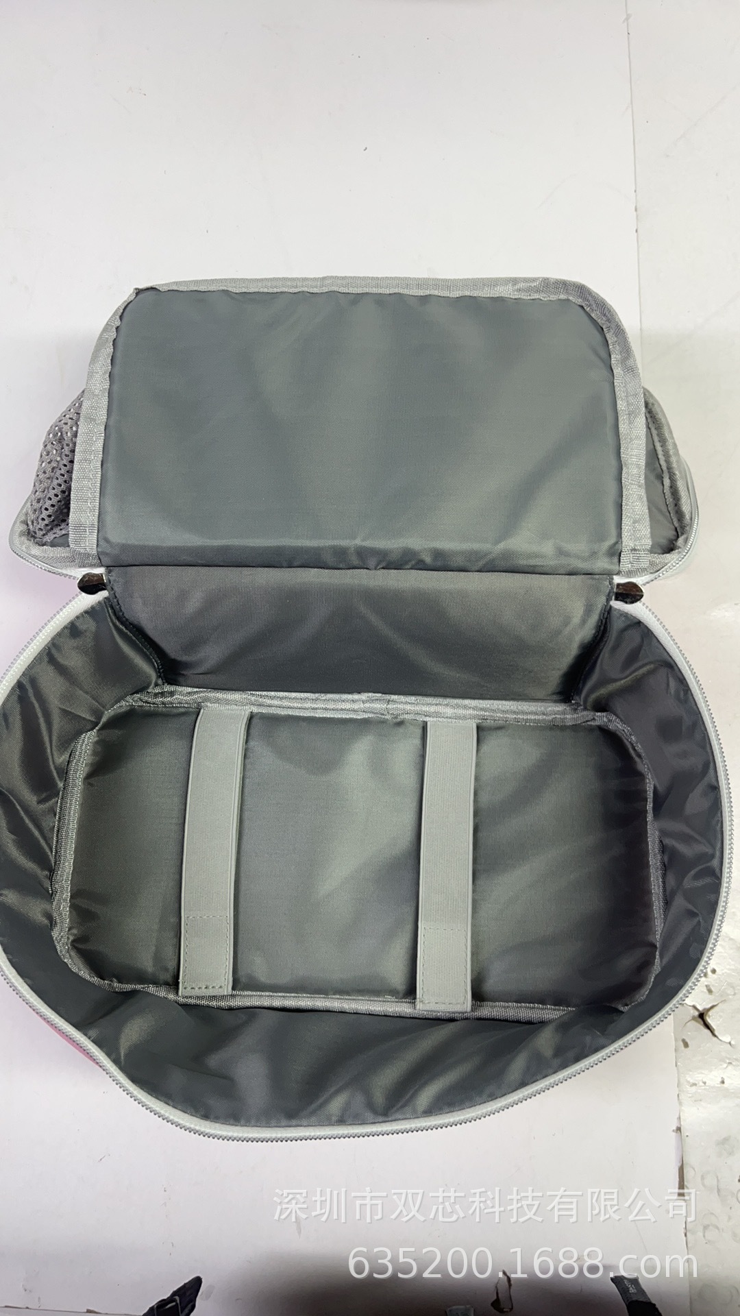Hair Dryer Storage Bag, Curling Iron Storage Bag, Portable Multi-Pocket Travel Bag, Plaid Hair Dryer Bag