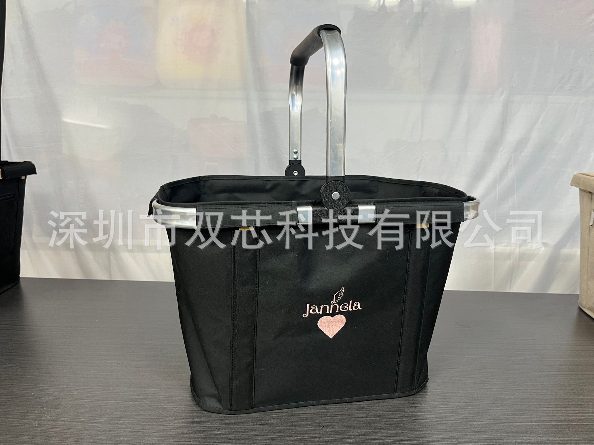 Large-Capacity Leopard-Print Shopping Basket, Portable Picnic Bag for Outdoor Camping, Durable and Easy to Carry