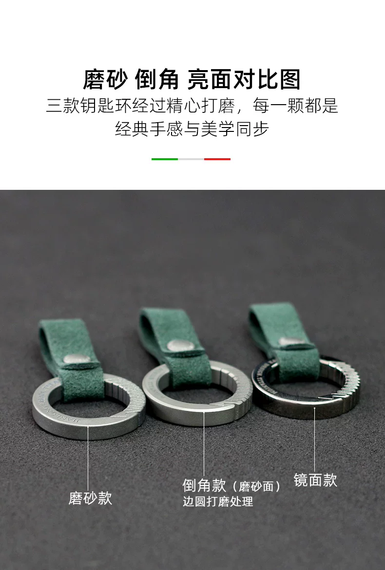 Titanium Alloy Car Key Pendant for Men, Suitable for Mercedes-Benz, Bmw, Audi, with Suede Leather, Keychain, Business Gift