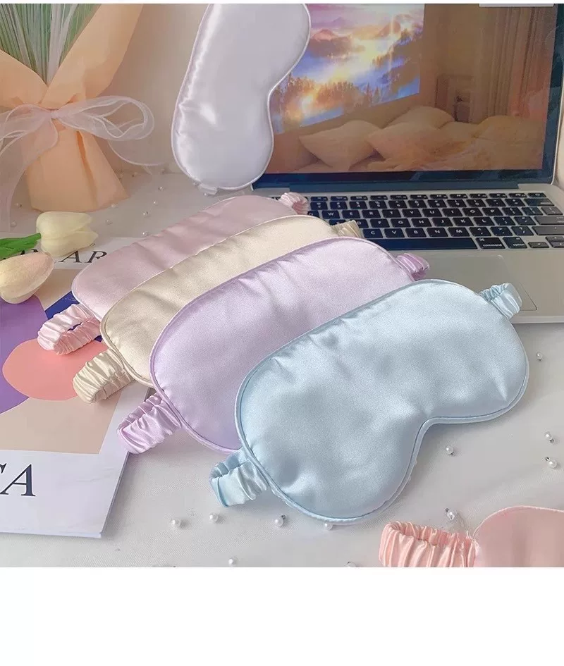 Anti-Silk Eye Mask for Sleeping, Light-Blocking, Summer Fatigue Relief, Ice Compress for Men and Women, Pressure-Sensitive