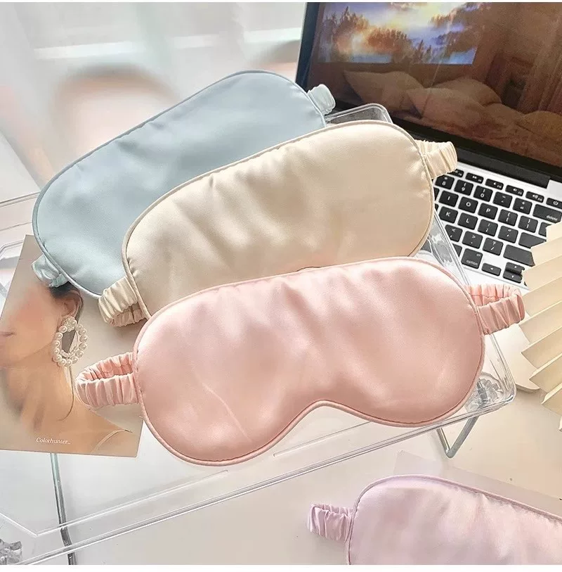 Anti-Silk Eye Mask for Sleeping, Light-Blocking, Summer Fatigue Relief, Ice Compress for Men and Women, Pressure-Sensitive