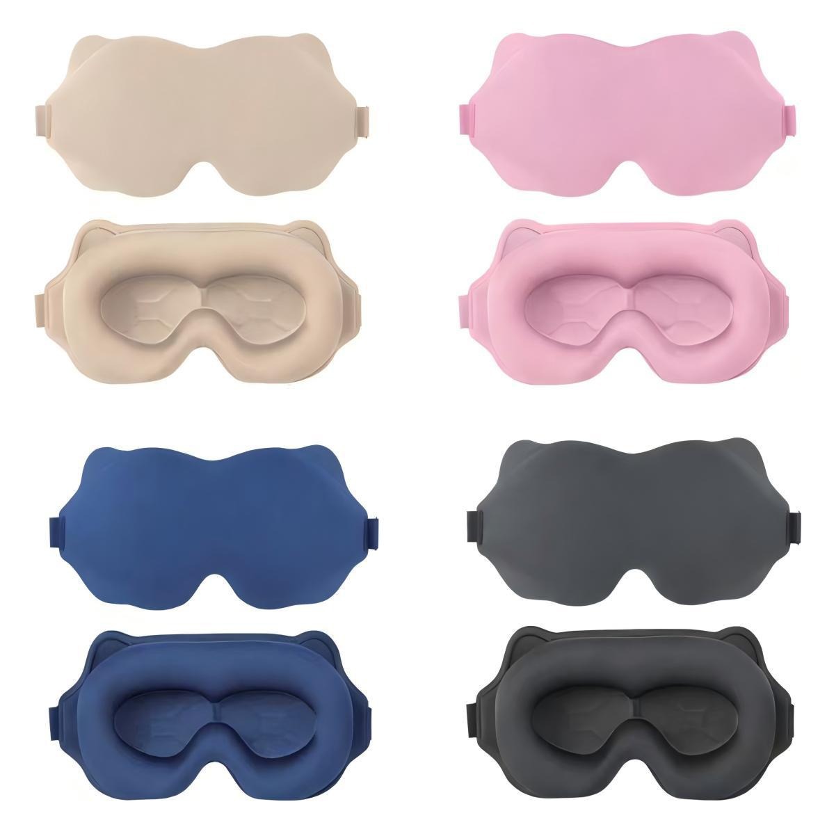 Silk Eye Mask for Light-Blocking Sleep, Suitable for Men and Women, Protects Eyes While Sleeping, Relieves Eye Fatigue, and Can Be Used for Nap Time