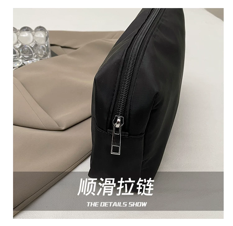 Cosmetic Bag for Women, Portable, New High-End Makeup Brush Holder, Travel Toiletry Bag, Large Capacity for Men