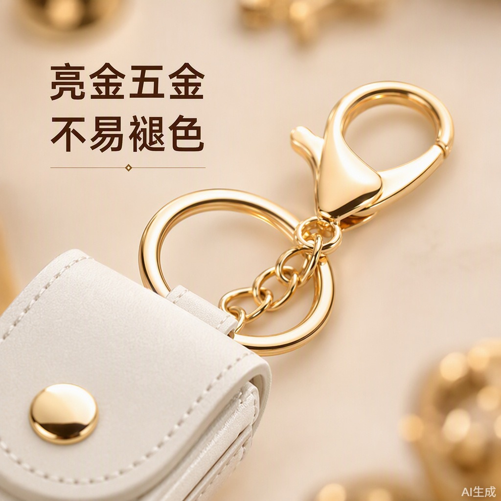 Exquisite pu leather lipstick pouch - portable keychain organizer - available in multiple colors - stylish lipstick case