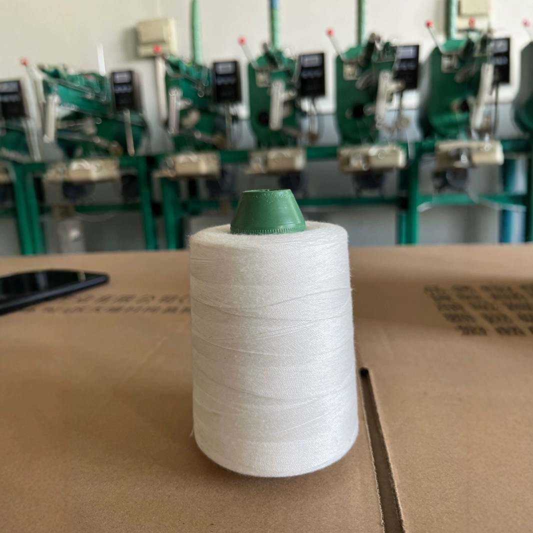 604 Special Sewing Thread for Gloves, 2-Ply Thick Thread, Household Sewing Machine Medium-Thick Nylon Thread, Large Spool, Natural White Thread