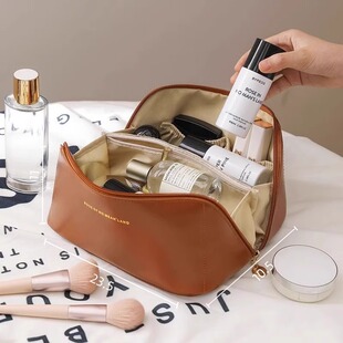 Portable Cosmetic Bag for Women 2024 New High-End Cosmetics Storage Bag Large Capacity Travel Makeup Brush Bag