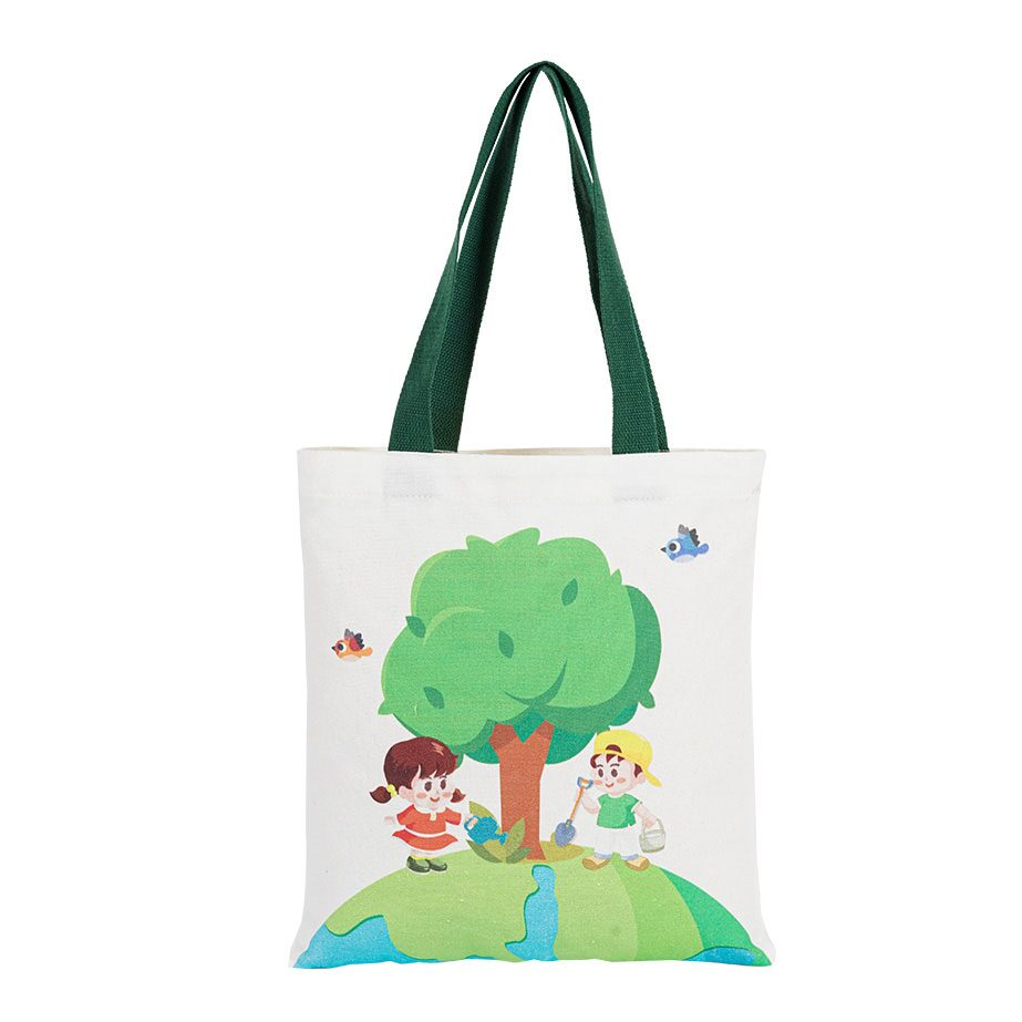 Canvas Bag with Logo Printed, Canvas Bag for Single Shoulder Use, Cotton Bag for Training Classes, Tote Bag Recommended