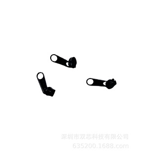 5 # Long Zipper Puller Without Lock, Hollow Straight Zipper Puller, Metal Zipper Puller