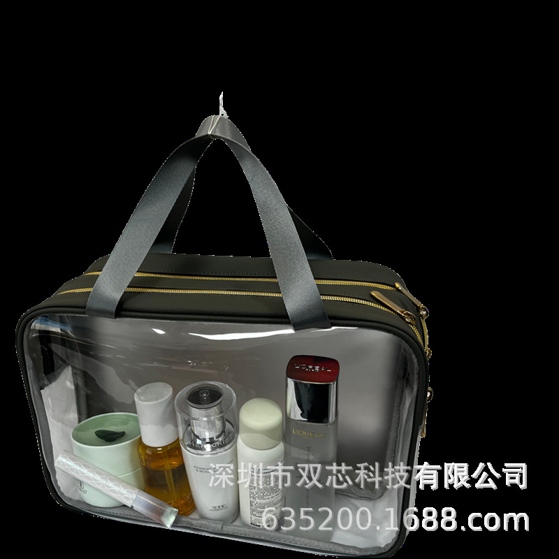 Factory Direct Sales Toiletry Bag Cosmetics Storage Bag Travel Underwear Storage Bag Dry and Wet Separation
