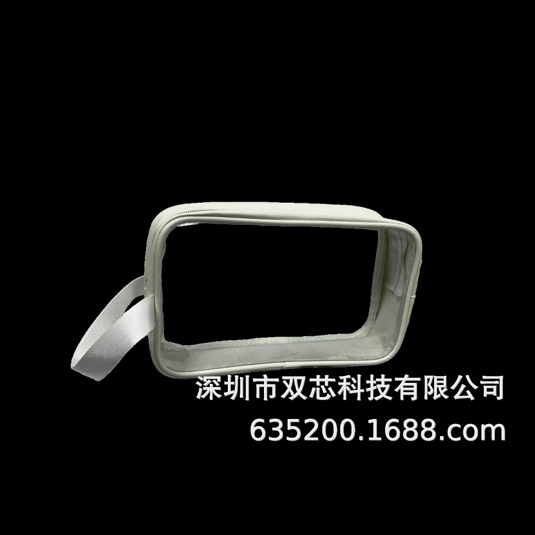 Transparent Cosmetic Bag Waterproof Portable Dry and Wet Separation Fitness Swimming Bag Cosmetics Storage Bag Transparent Design Travel