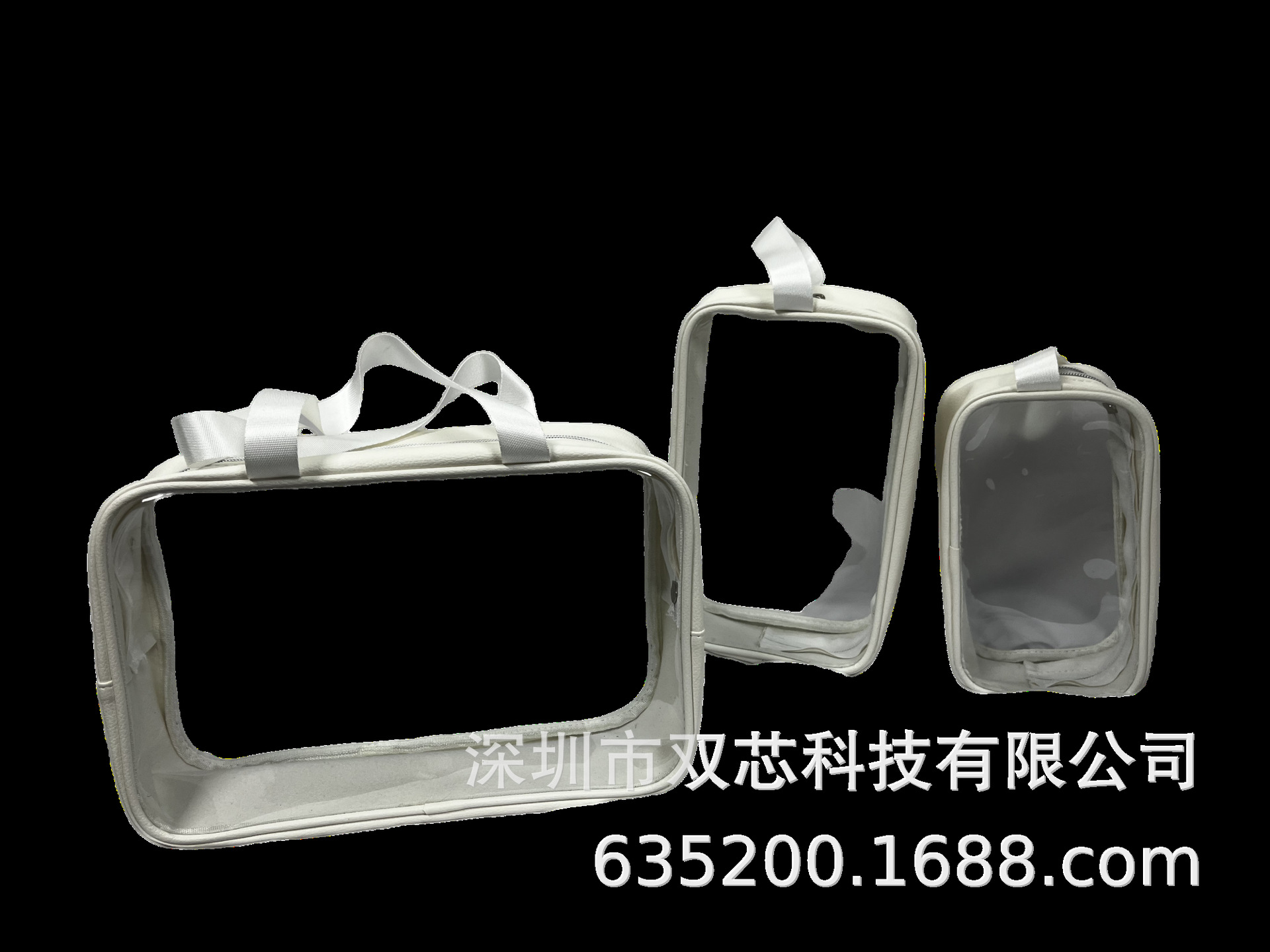 Transparent Cosmetic Bag Waterproof Portable Dry and Wet Separation Fitness Swimming Bag Cosmetics Storage Bag Transparent Design Travel