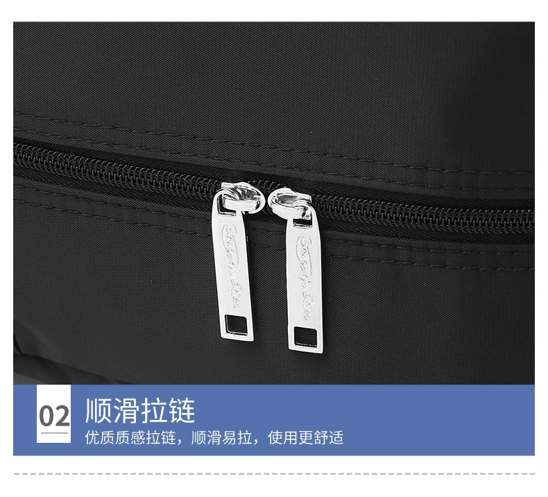 Universal Aircraft Wheel Stacked Trolley Bag Waterproof Fabric Portable Lightweight Travel Bag Trolley Short-Distance Travel Universal
