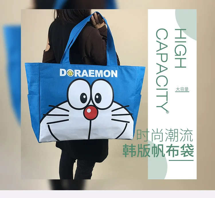 Travel Women's Extra-Large Capacity Fashionable Shoulder Tote Stackable Shopping Eco-Friendly Canvas Luggage Bag Storage
