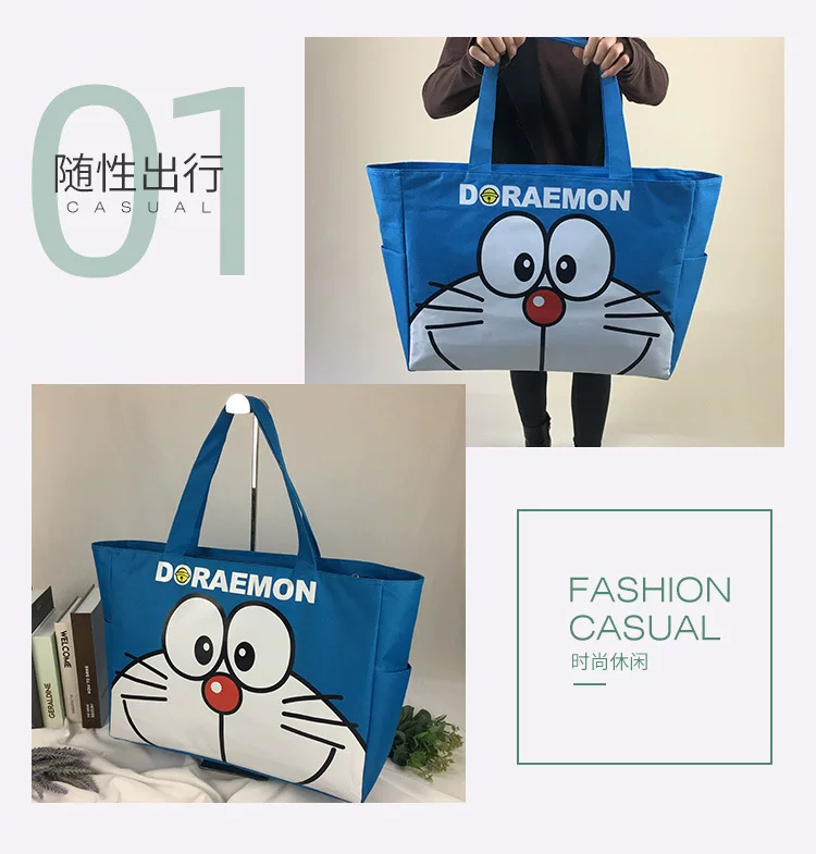Travel Women's Extra-Large Capacity Fashionable Shoulder Tote Stackable Shopping Eco-Friendly Canvas Luggage Bag Storage