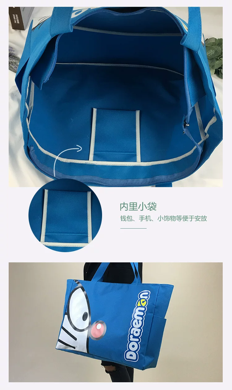 Travel Women's Extra-Large Capacity Fashionable Shoulder Tote Stackable Shopping Eco-Friendly Canvas Luggage Bag Storage