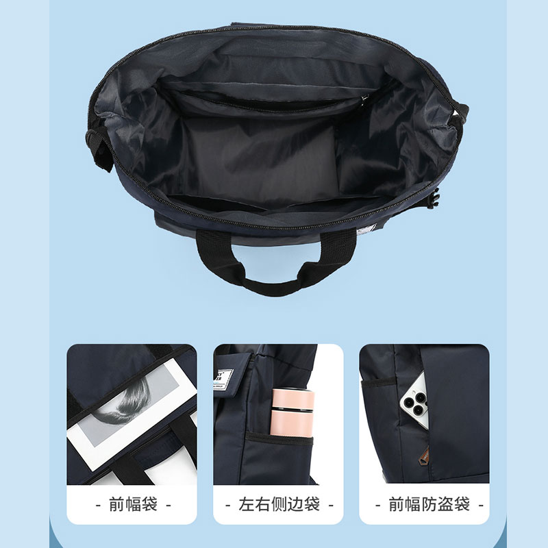 Trolley Backpack, Shopping Bag, Detachable Portable Lightweight Universal Wheel Stacking Trolley Bag, Boarding Case for Men and Women