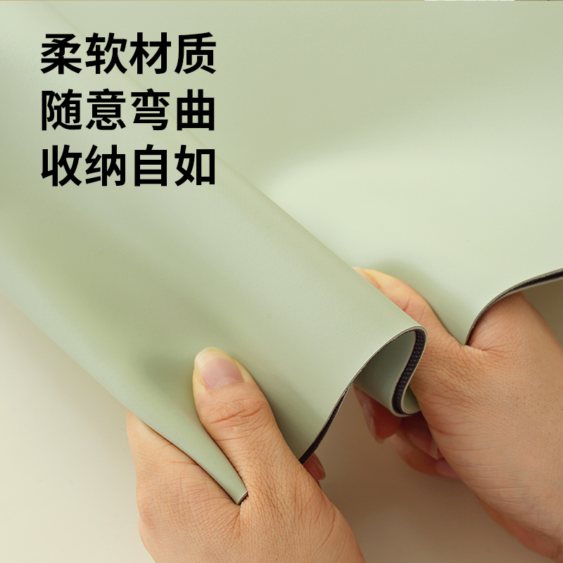 Student Writing Pad Pu Leather Soft Pad Pure Color Exam Desktop Primary School Student Painting Writing Pad Calligraphy Pad
