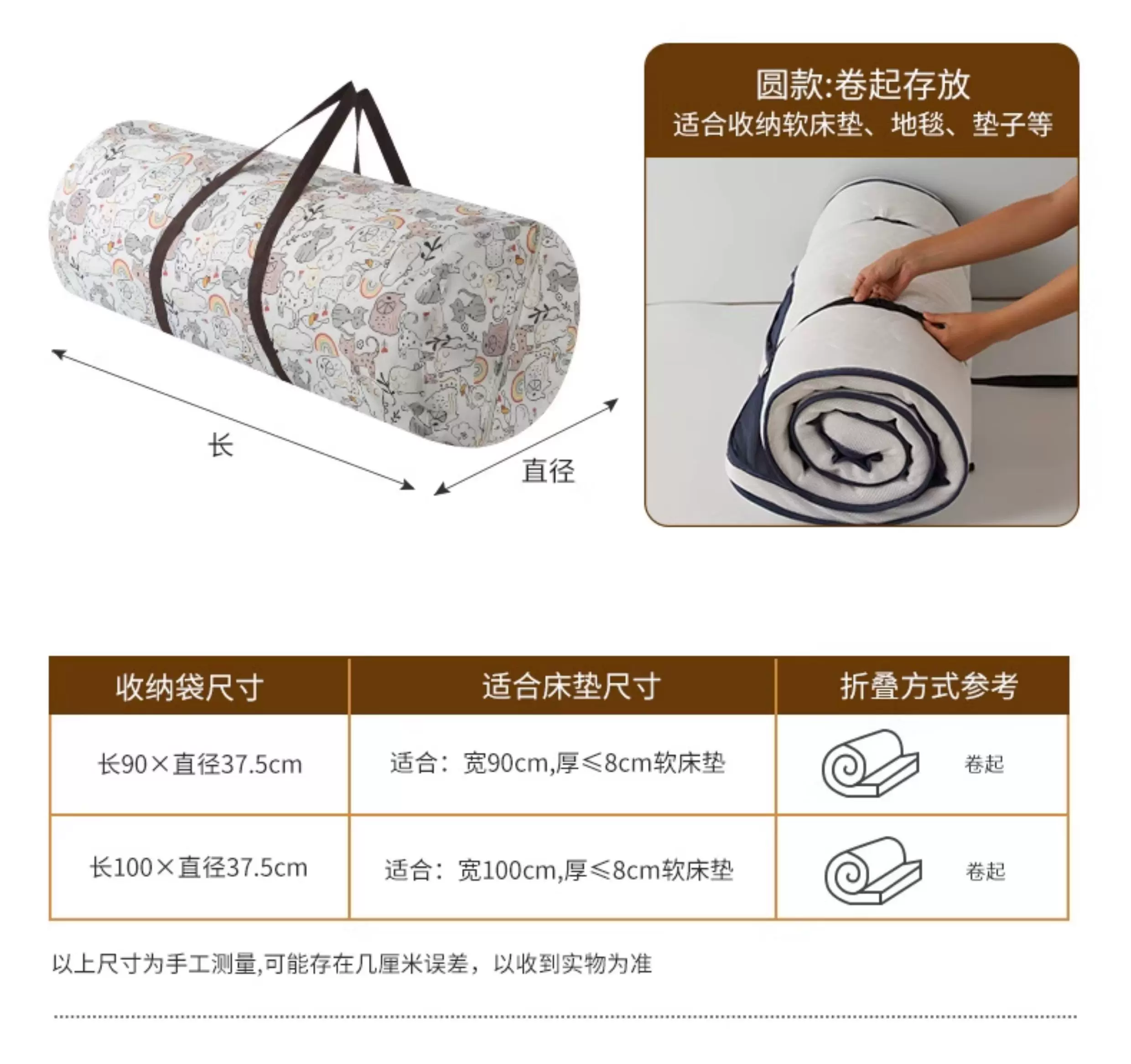 Mattress, Carpet, Mat, Storage, Outdoor Travel, Portable, Separate Packaging, Earphones, Data Cables, Medicine, Makeup, Waterproof, Change