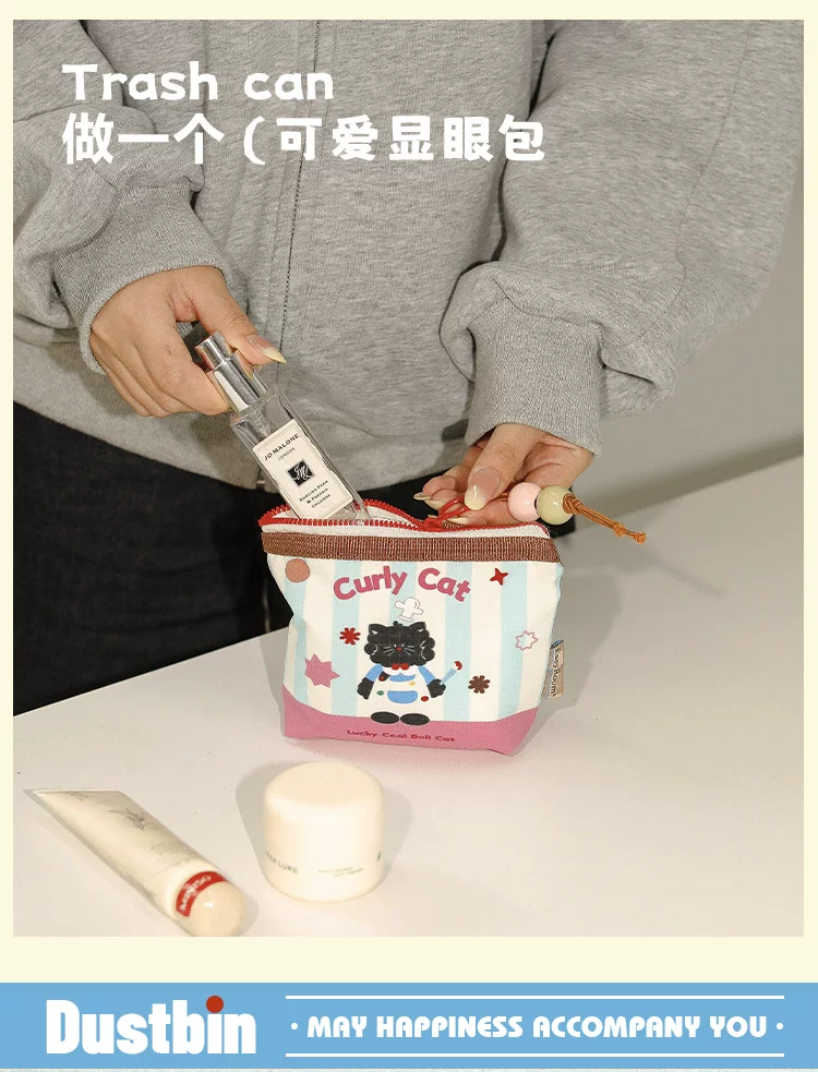 Xiaowu Na Outdoor Travel Portable Repackaged Earphones Data Cable Medicine Makeup Waterproof Coin Purse