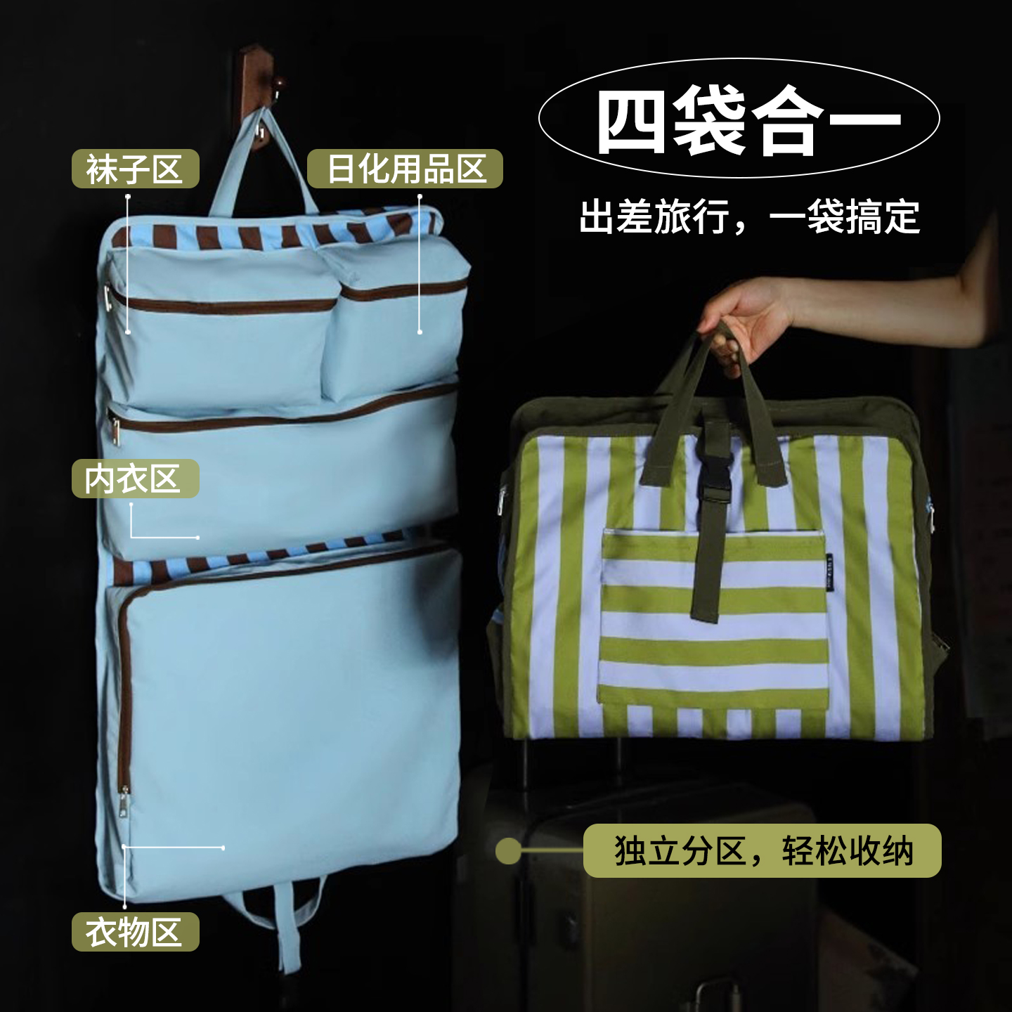 Small Items Storage Bag for Outdoor Use, Portable, Waterproof, for Earphones, Data Cables, Medicine, Makeup, and Coins