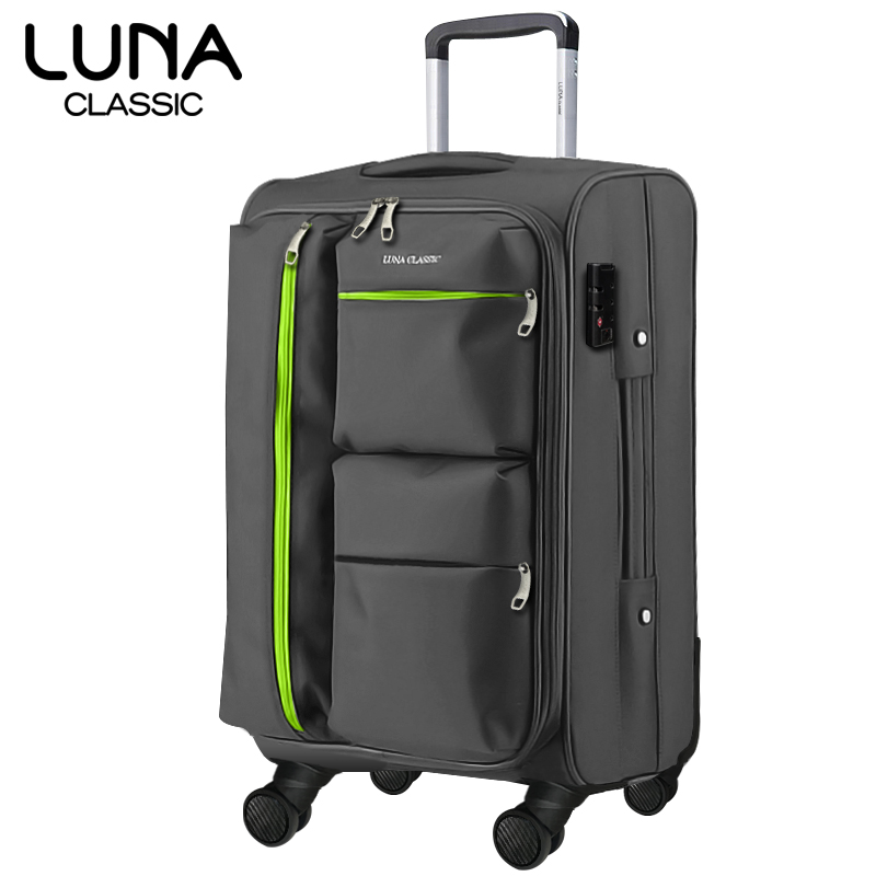 Luna Classic Oxford Cloth Suitcase Large Capacity Canvas Trolley Case 8inch Suitcase Women's and Men's Suitcase