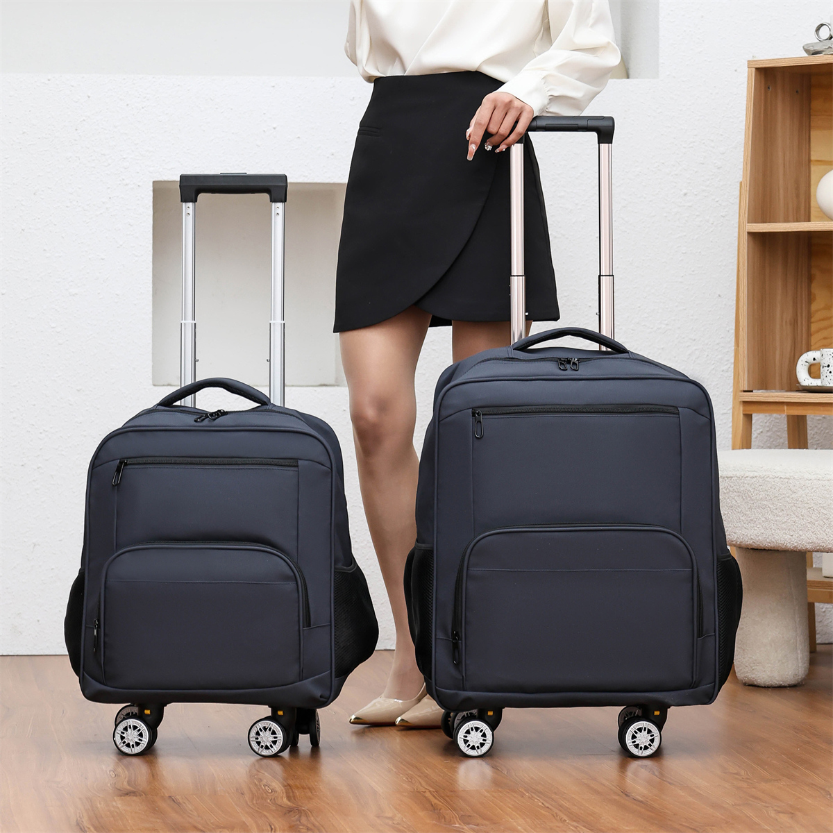 New Trolley Bag, Travel Bag, Large Capacity, Universal Wheels, Detachable Luggage Bag, Backpack, Travel and Boarding