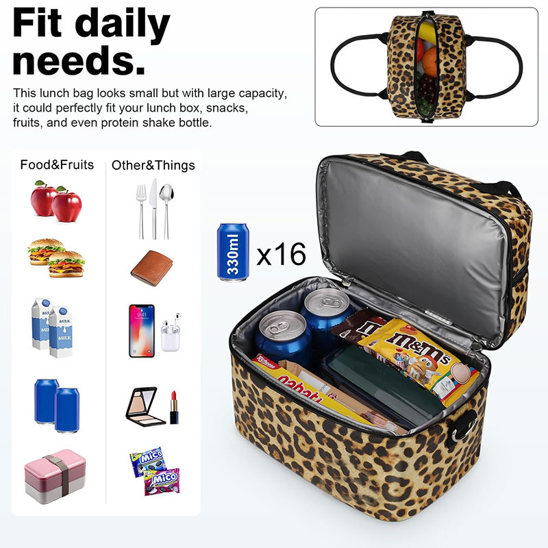 Amazon's Best-Selling Insulated Ice Bag, Portable Double-Layer Lunch Bag for Office Workers, Outdoor Picnic Camping Style Cooler Bag