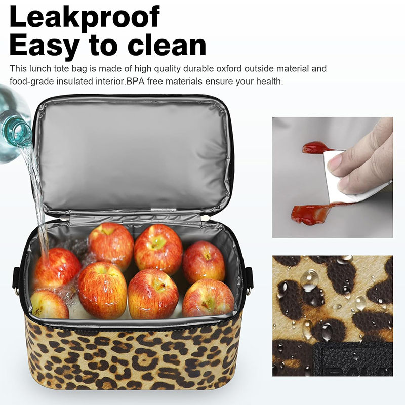 Amazon's Best-Selling Insulated Ice Bag, Portable Double-Layer Lunch Bag for Office Workers, Outdoor Picnic Camping Style Cooler Bag