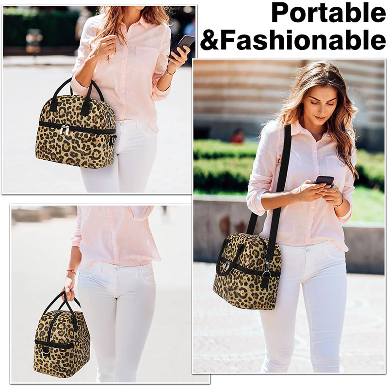 Amazon's Best-Selling Insulated Ice Bag, Portable Double-Layer Lunch Bag for Office Workers, Outdoor Picnic Camping Style Cooler Bag