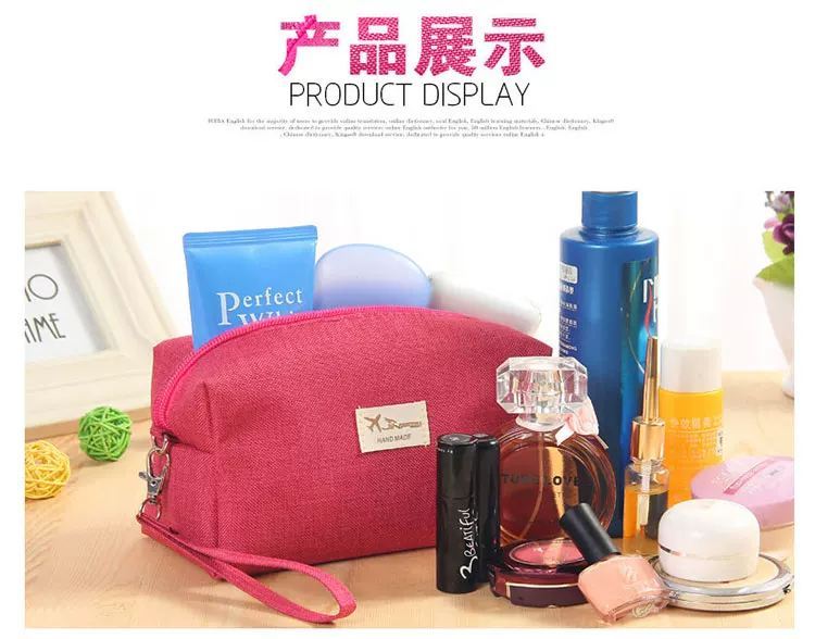 Korean Cosmetic Bag, Small Portable Cosmetic Storage, Large Capacity Travel Cosmetic Bag, Cloth Bag, Waterproof