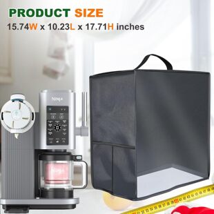 Amazon's New Bottomless Ice Cream Machine Dust-Proof Visual Pvc Protective Visual Cover Visual Window and Flap Pocket Pants Storage