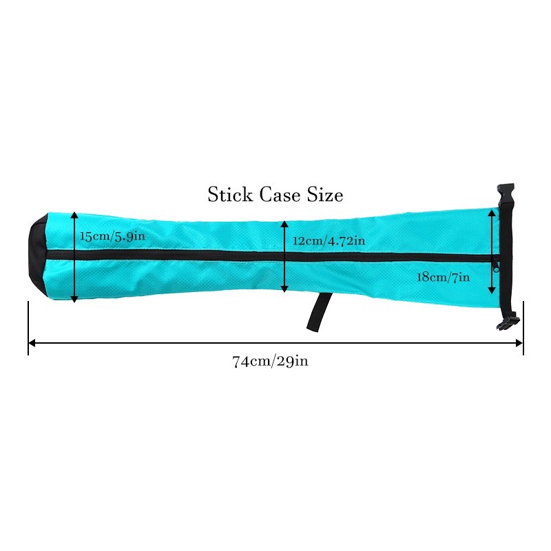 Hiking Pole Storage Bag, Walking Stick Storage Bag, Portable Folding Hiking Pole Bag, Hiking Pole Protective Cover Accessories
