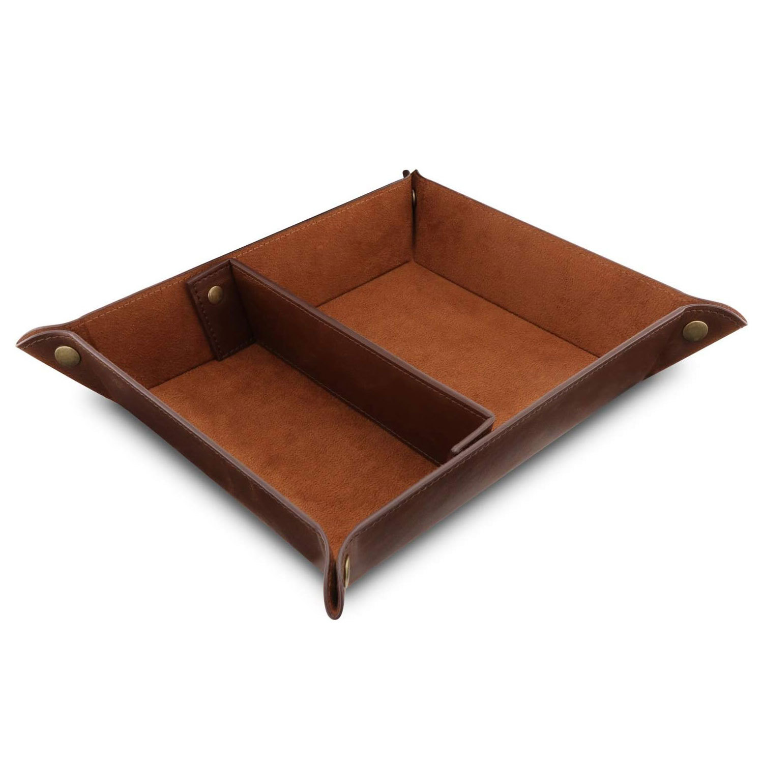 Scandinavian Ins Style Entrance Desktop Storage Tray Wholesale Interval Key Pu Leather Tray Sundry Storage Box