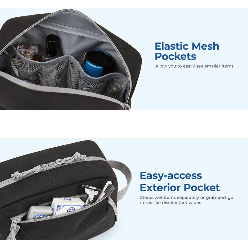 Cross-Border New Travel Toiletry Bag for Men and Women, Large-Capacity Portable Cosmetic Bag, Waterproof Bath Storage Bag