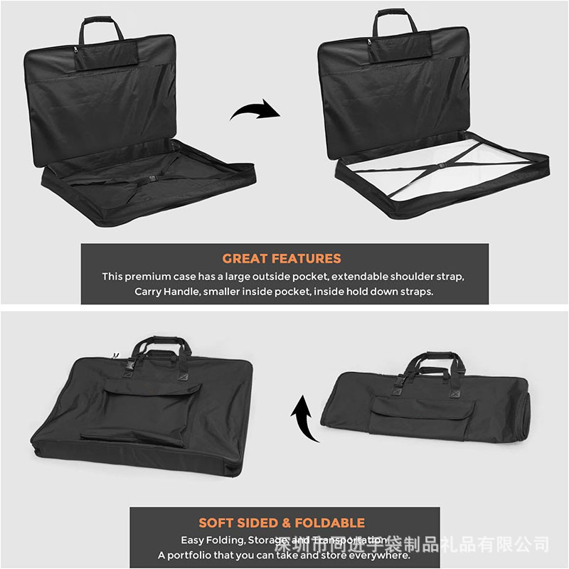Cross-Border Art Sketching Board Bag, Outdoor Sketching Waterproof Drawing Board Bag, Satchel Shoulder Storage Drawing Board Bag