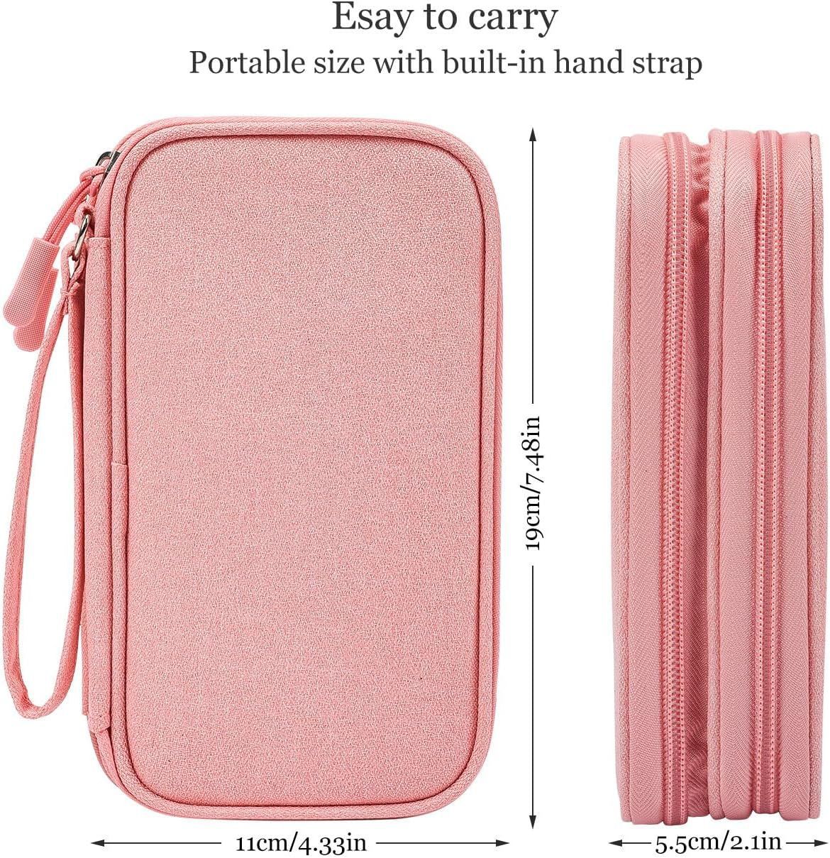 Portable Document Bag for Traveling Abroad, Passport Bag, Card Bag, Multi-Functional Document Storage Bag, Large-Capacity Wallet, Portable