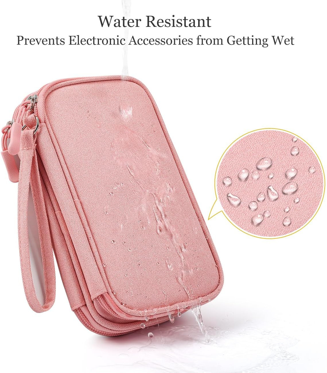 Portable Document Bag for Traveling Abroad, Passport Bag, Card Bag, Multi-Functional Document Storage Bag, Large-Capacity Wallet, Portable