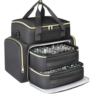 Amazon's Best-Selling Large-Capacity Nail Polish Storage Box, Outdoor Portable Manicure Tool Bag, Nail Polish Storage Bag