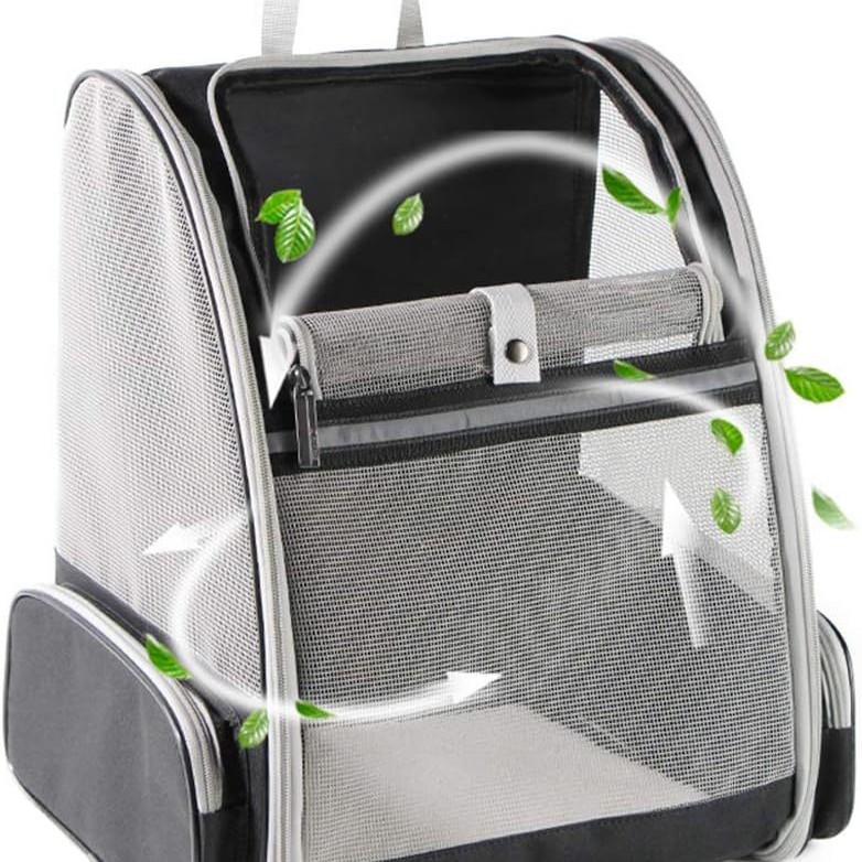 Pet Outing Backpack Surface Waterproof Soft Cushion Back Support Foldable Pet Outing Portable Bag Dog Bag Cat Bag