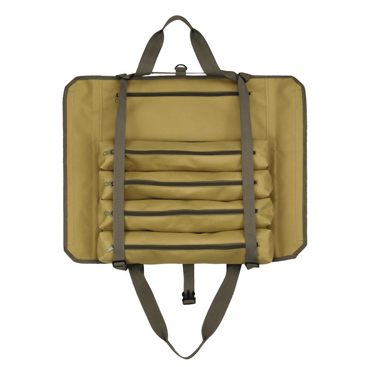 Amazon Large Hanging Car Seat Oxford Cloth Tool Hanging Bag Rollable Hardware Tool Storage Bag