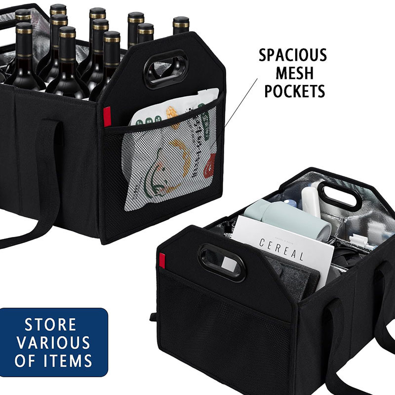 Cross-Border Red Wine Storage Box, Foldable Portable Wine Ice Bag, Outdoor Camping Style Portable Picnic Bag