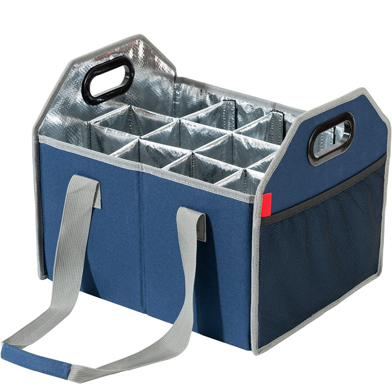 Cross-Border Red Wine Storage Box, Foldable Portable Wine Ice Bag, Outdoor Camping Style Portable Picnic Bag