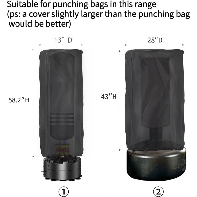 Amazon Boxing Bag Cover Indoor Outdoor Heavy Duty Boxing Bag Protective Cover Boxing Bag Waterproof Vertical Boxing Bag Cover
