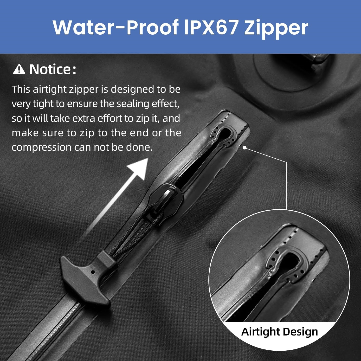 Vacuum Outdoor Travel Waterproof Storage Bag Foldable Portable Compression Bag Large Capacity Waterproof Bag Water Bag Waterproof Fabric