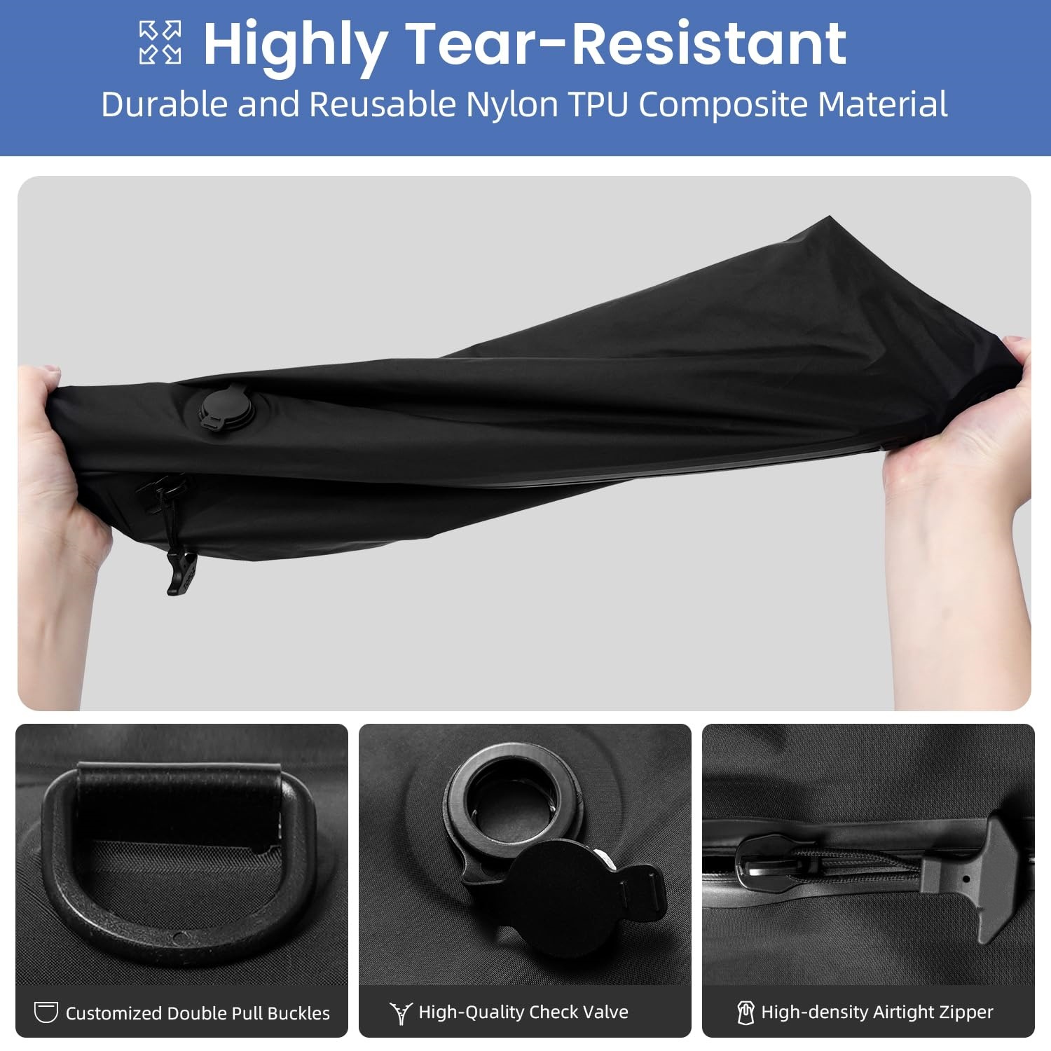 Vacuum Outdoor Travel Waterproof Storage Bag Foldable Portable Compression Bag Large Capacity Waterproof Bag Water Bag Waterproof Fabric