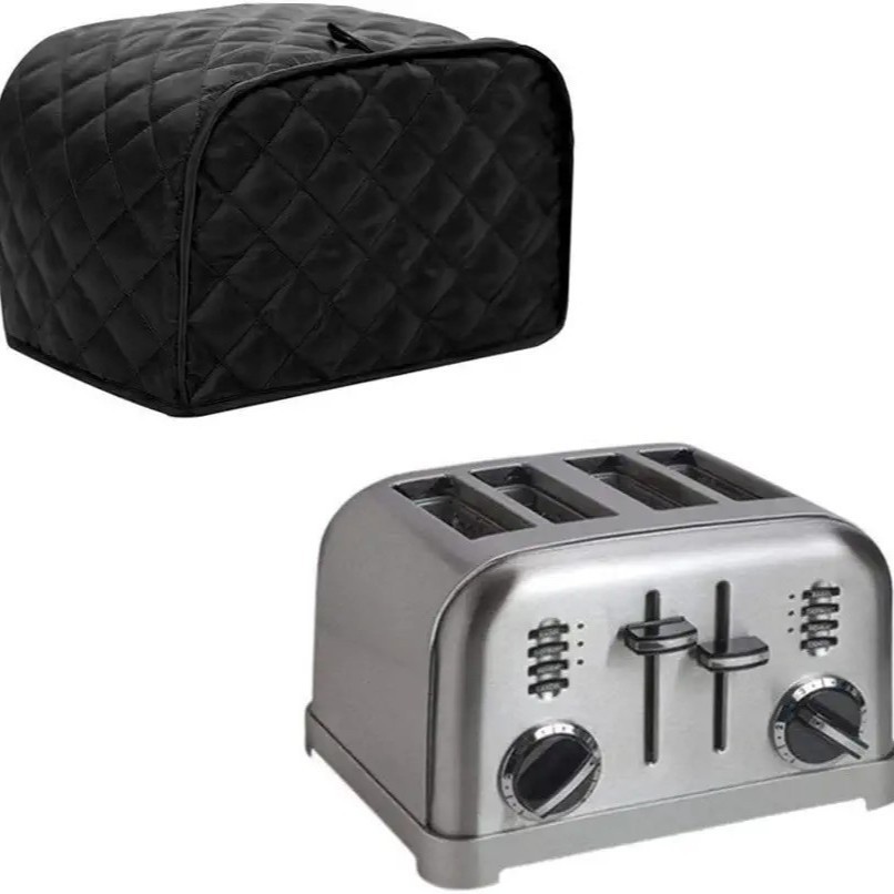 Amazon Home Dust Cover Bread Machine Cover 4 Slice Toaster Cover, Dustproof Protective Cover
